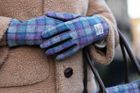 Harris Tweed & Leather Gloves